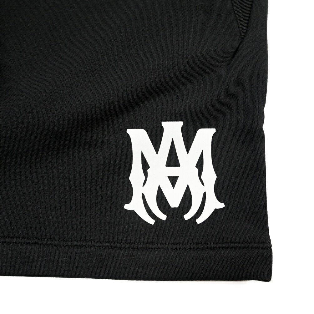 26 - 27AW AMIRI “MA CORE LOGO SHORT” コットン100% スウェットロゴショーツ ブラック S | GUARDAROBA MILANO OFFICIAL STORE
