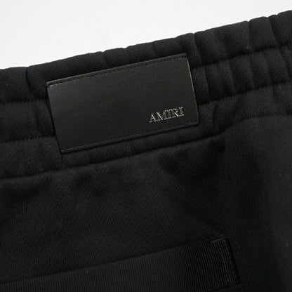 26 - 27AW AMIRI “MA CORE LOGO SHORT” コットン100% スウェットロゴショーツ ブラック S | GUARDAROBA MILANO OFFICIAL STORE