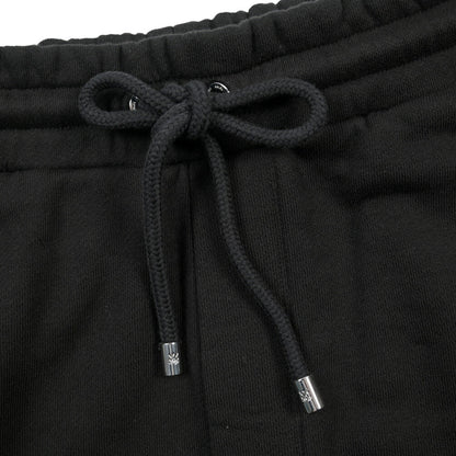 26 - 27AW AMIRI “RELAXED PULL ON SWEATSHORT” コットン100% スウェットロゴショーツ ブラック S | GUARDAROBA MILANO OFFICIAL STORE