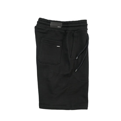 26 - 27AW AMIRI “RELAXED PULL ON SWEATSHORT” コットン100% スウェットロゴショーツ ブラック S | GUARDAROBA MILANO OFFICIAL STORE