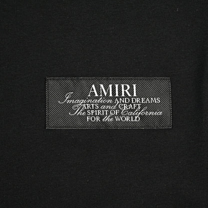 26 - 27AW AMIRI “SPIRIT TEE” コットン100% 半袖ロゴTシャツ ブラック S | GUARDAROBA MILANO OFFICIAL STORE