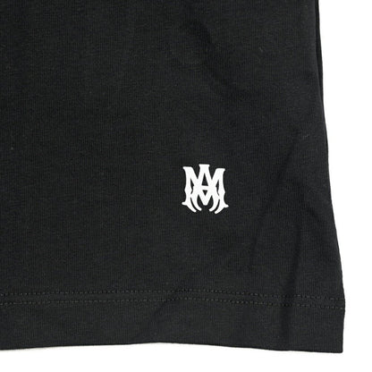 26 - 27AW AMIRI “STAGGERED LOGO TEE” コットン100% 半袖ロゴTシャツ ブラック S | GUARDAROBA MILANO OFFICIAL STORE