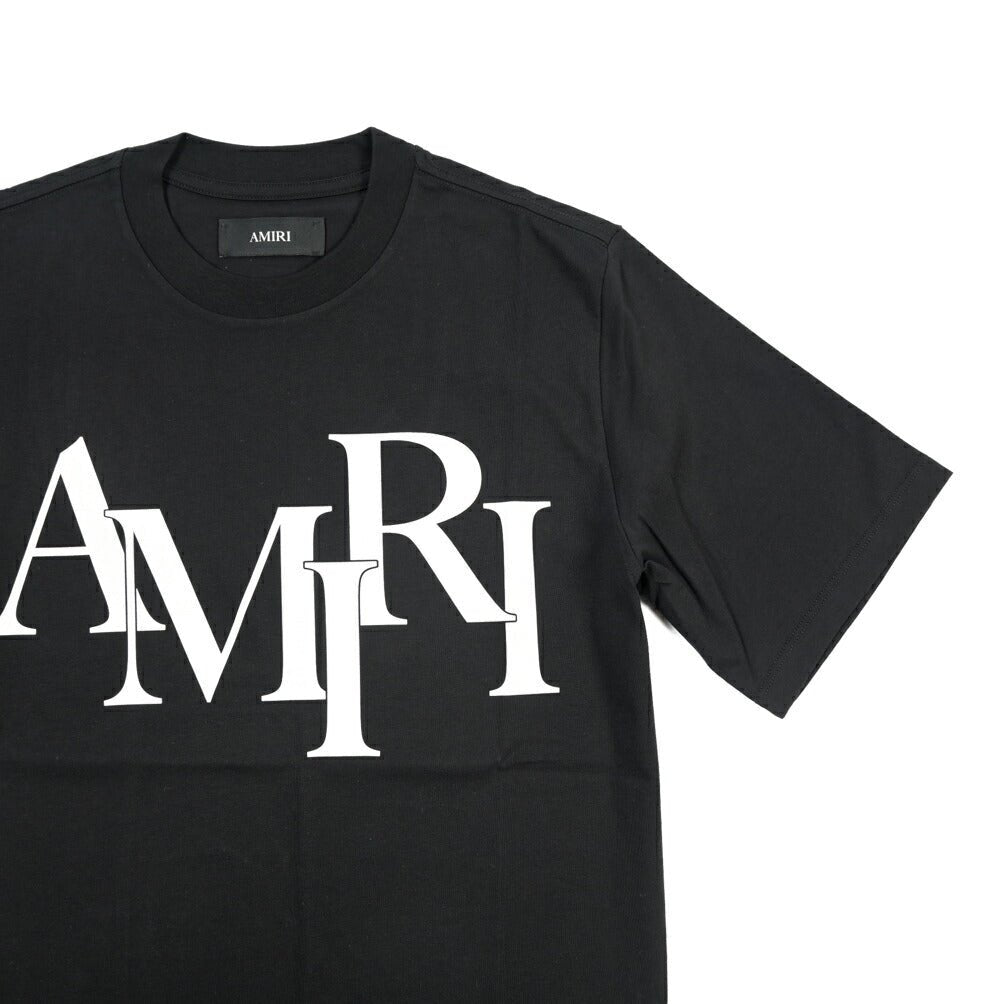 CLEARANCE SALE｜AMIRI アミリ / STAGGERED LOGO TEE コットン100