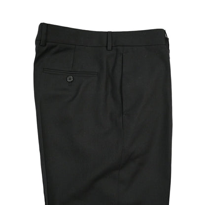 26-27AW CELINE ウール100% ノータックワイドスラックス ブラック 46 | GUARDAROBA MILANO OFFICIAL STORE