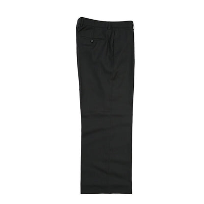 26-27AW CELINE ウール100% ノータックワイドスラックス ブラック 46 | GUARDAROBA MILANO OFFICIAL STORE
