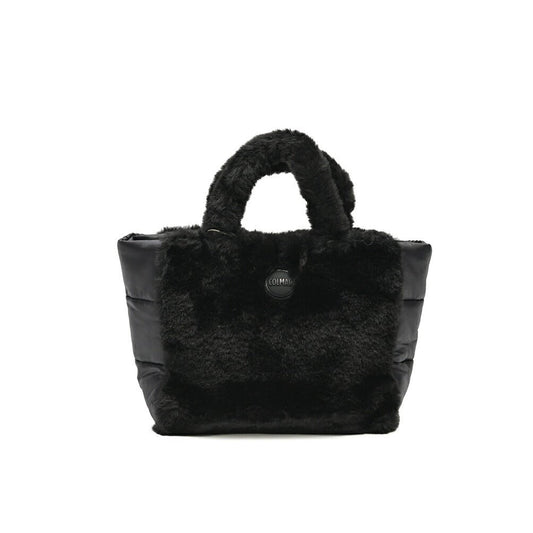 26-27AW COLMAR ORIGINALS ポリエステル100% ミニトートバッグ / レディース ブラック 22cm×26cm×11cm×30cm×9cm | GUARDAROBA MILANO OFFICIAL STORE