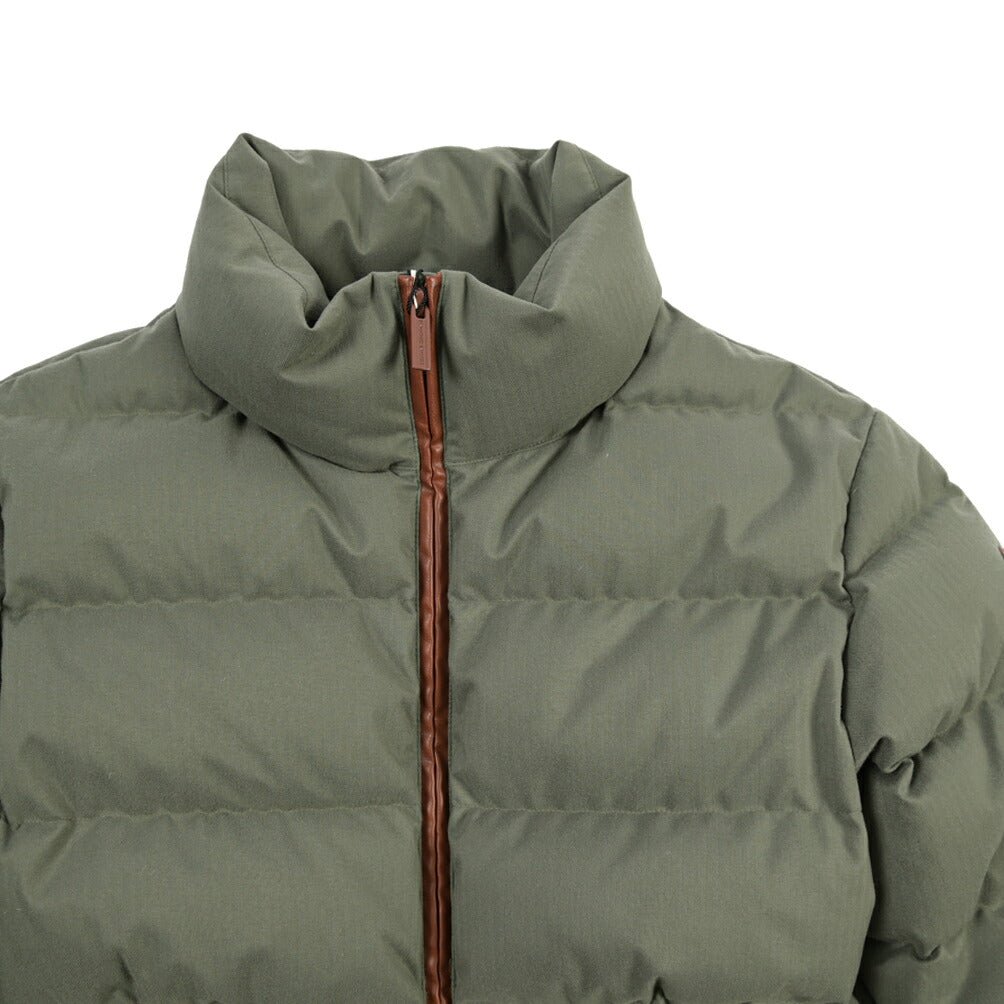 26-27AW COLMAR ORIGINALS ポリエステル100% フランネルダウンジャケット / REGULAR FIT カーキグリーン 46 | GUARDAROBA MILANO OFFICIAL STORE