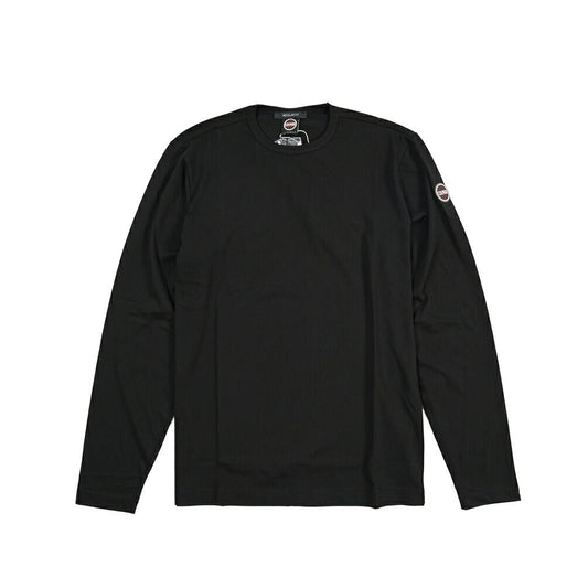 26-27AW COLMAR ORIGINALS コットン100% クルーネック長袖Tシャツ / REGULAR FIT ブラック 46 | GUARDAROBA MILANO OFFICIAL STORE