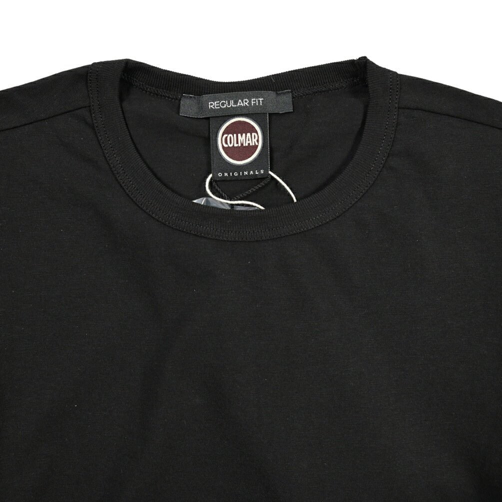26-27AW COLMAR ORIGINALS コットン100% クルーネック長袖Tシャツ / REGULAR FIT ブラック 46 | GUARDAROBA MILANO OFFICIAL STORE