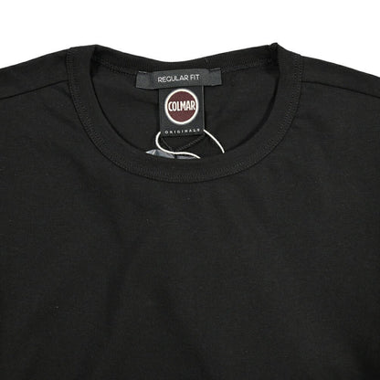 26-27AW COLMAR ORIGINALS コットン100% クルーネック長袖Tシャツ / REGULAR FIT ブラック 46 | GUARDAROBA MILANO OFFICIAL STORE