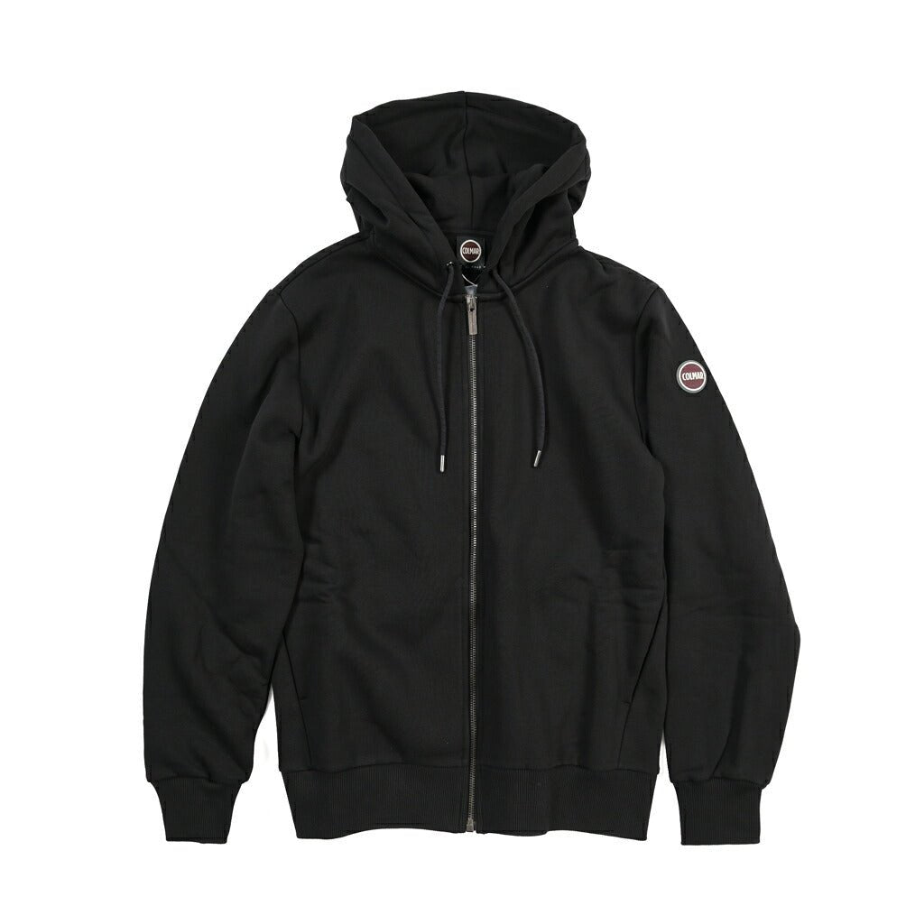 26-27AW COLMAR ORIGINALS スウェットジップパーカー / REGULAR FIT ブラック 46 | GUARDAROBA MILANO OFFICIAL STORE