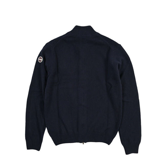 26-27AW COLMAR ORIGINALS ナイロン混ウール ジップアップスタンドカラーニットブルゾン / REGULAR FIT ネイビー 46 | GUARDAROBA MILANO OFFICIAL STORE