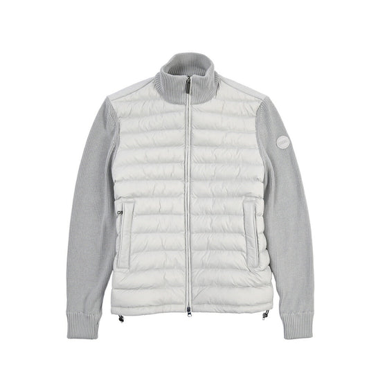 26-27AW COLMAR ORIGINALS 異素材コンビ スタンドカラー中綿ジャケット / REGULAR FIT グレー 46 | GUARDAROBA MILANO OFFICIAL STORE