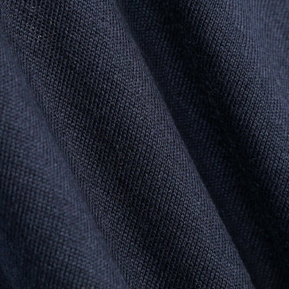 26 - 27AW FILIPPO DE LAURENTIIS メリノウール100% クルーネックニットセーター / SUPERFINE 120's ネイビー 46 | GUARDAROBA MILANO OFFICIAL STORE