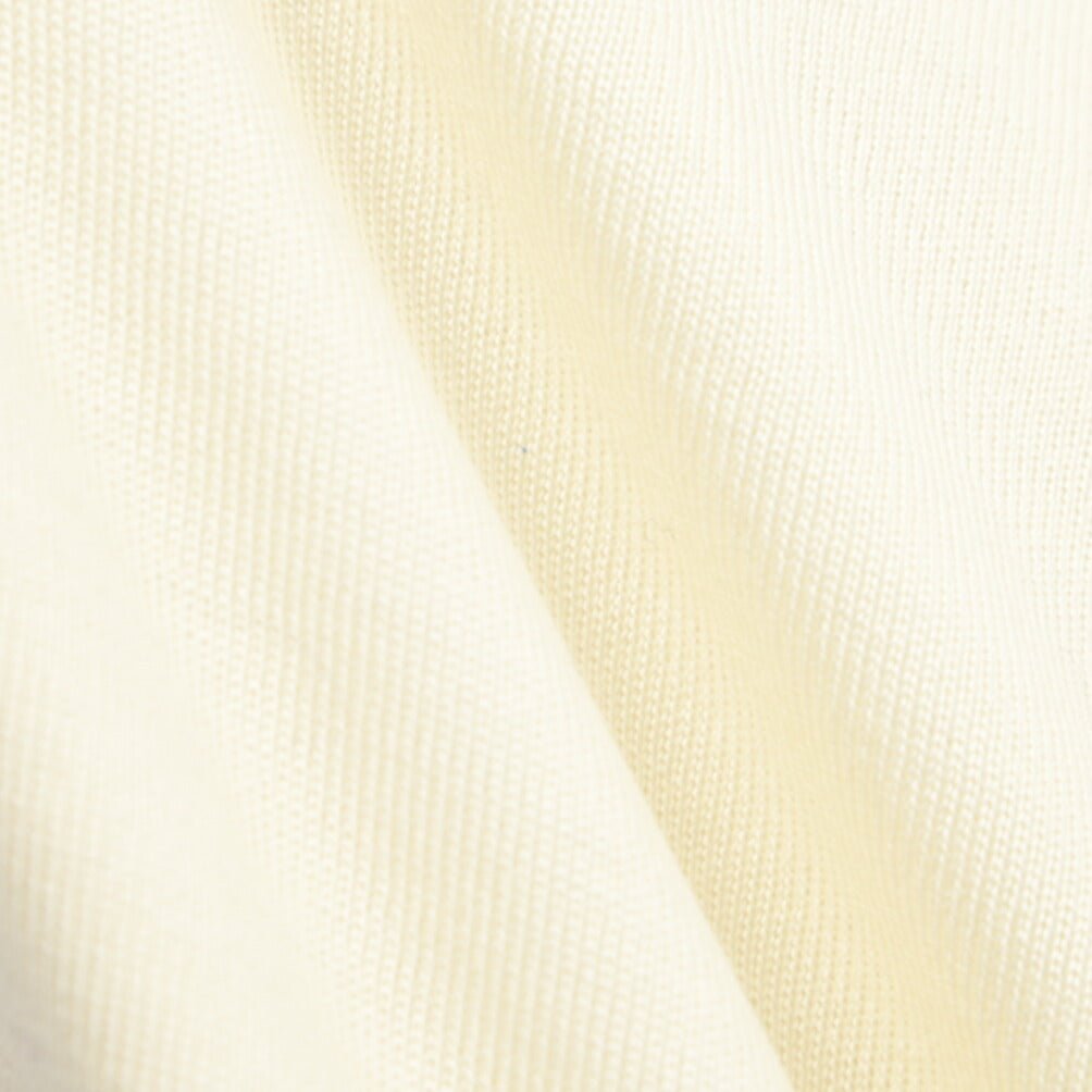 26 - 27AW FILIPPO DE LAURENTIIS メリノウール100% クルーネックニットセーター / SUPERFINE 120's オフホワイト 46 | GUARDAROBA MILANO OFFICIAL STORE
