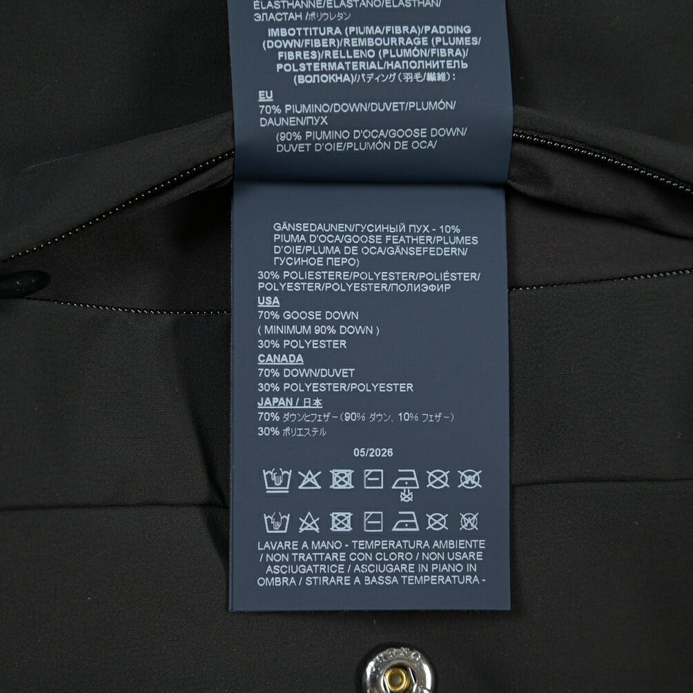 26-27AW HERNO “FUNCTIONAL WARDROBE” ダウンジャケット ブラック 46 | GUARDAROBA MILANO OFFICIAL STORE