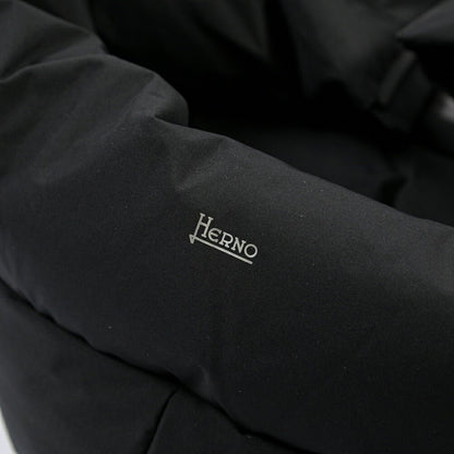 26-27AW HERNO “FUNCTIONAL WARDROBE” PRO-METEO フード付きダウンジャケット ブラック 38 | GUARDAROBA MILANO OFFICIAL STORE