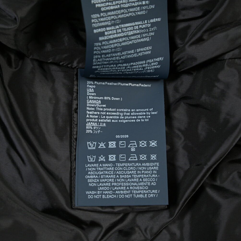 26-27AW HERNO “FUNCTIONAL WARDROBE” PRO-METEO フード付きダウンジャケット ブラック 38 | GUARDAROBA MILANO OFFICIAL STORE