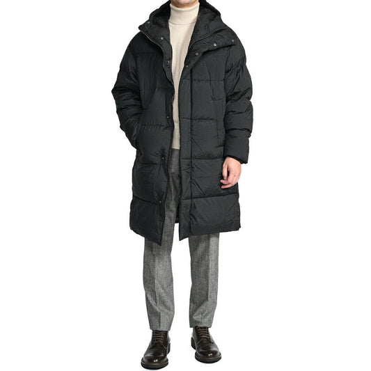 26-27AW HERNO POLAR-TECH 撥水ナイロン フード付きダウンコート ブラック 46 | GUARDAROBA MILANO OFFICIAL STORE