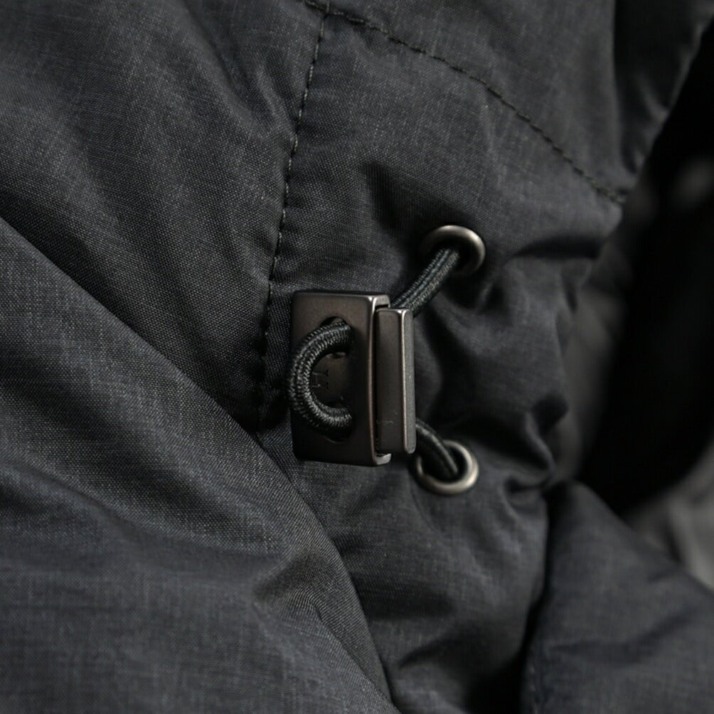 26-27AW HERNO POLAR-TECH 撥水ナイロン フード付きダウンコート ブラック 46 | GUARDAROBA MILANO OFFICIAL STORE