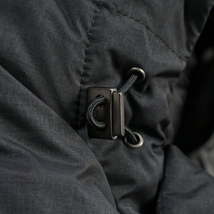 26-27AW HERNO POLAR-TECH 撥水ナイロン フード付きダウンコート ブラック 46 | GUARDAROBA MILANO OFFICIAL STORE