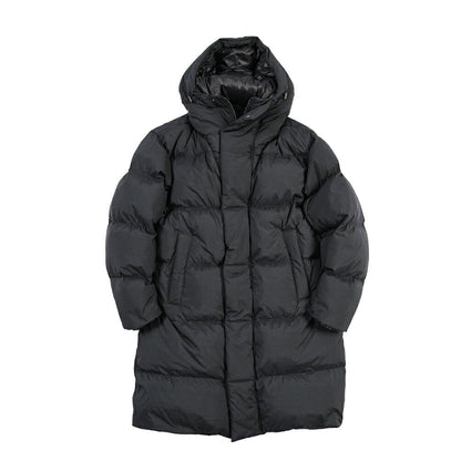 26-27AW HERNO POLAR-TECH 撥水ナイロン フード付きダウンコート ブラック 46 | GUARDAROBA MILANO OFFICIAL STORE