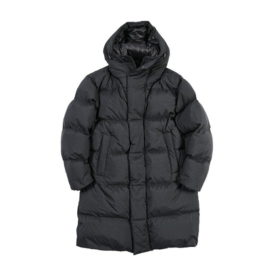 26-27AW HERNO POLAR-TECH 撥水ナイロン フード付きダウンコート ブラック 46 | GUARDAROBA MILANO OFFICIAL STORE