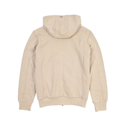 26-27AW HERNO Resort 異素材コンビ 中綿フード付きブルゾン ベージュ S | GUARDAROBA MILANO OFFICIAL STORE