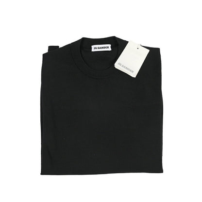 26-27AW JIL SANDER メリノウール100% ハイゲージニットセーター ブラック(BLACK) 46 | GUARDAROBA MILANO OFFICIAL STORE