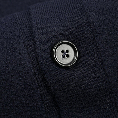 26-27AW JIL SANDER メリノウール100% ミドルゲージニットカーディガン ネイビー(MIDNIGHT) 46 | GUARDAROBA MILANO OFFICIAL STORE