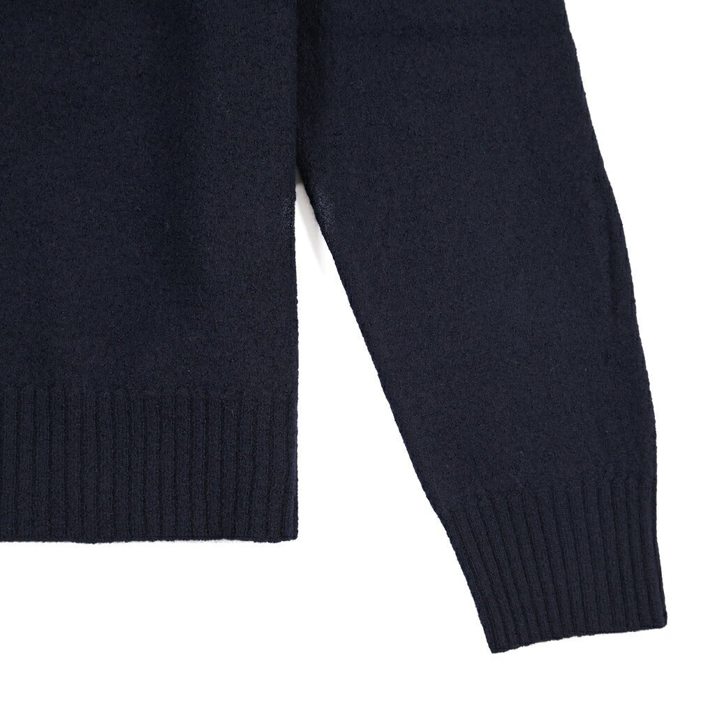 26-27AW JIL SANDER メリノウール100% ミドルゲージニットカーディガン ネイビー(MIDNIGHT) 46 | GUARDAROBA MILANO OFFICIAL STORE