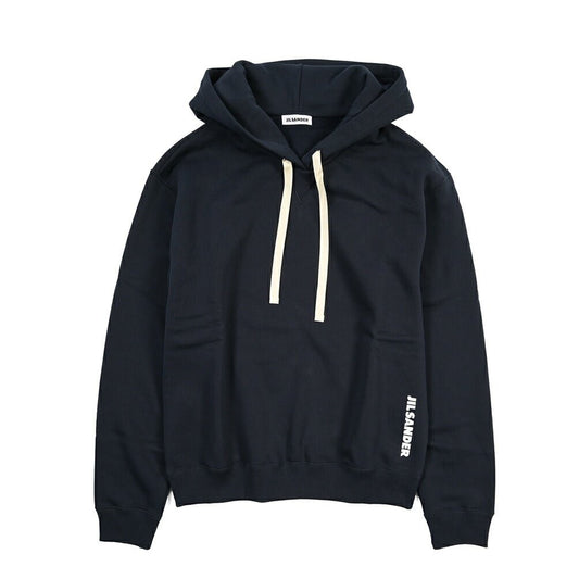 26-27AW JIL SANDER コットン100% スウェットフーディー ネイビー(MIDNIGHT) S | GUARDAROBA MILANO OFFICIAL STORE