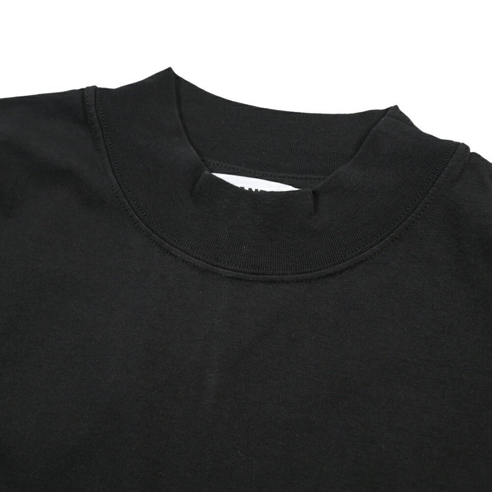 JIL SANDER ジルサンダー / コットン100% 長袖モックネックTシャツ