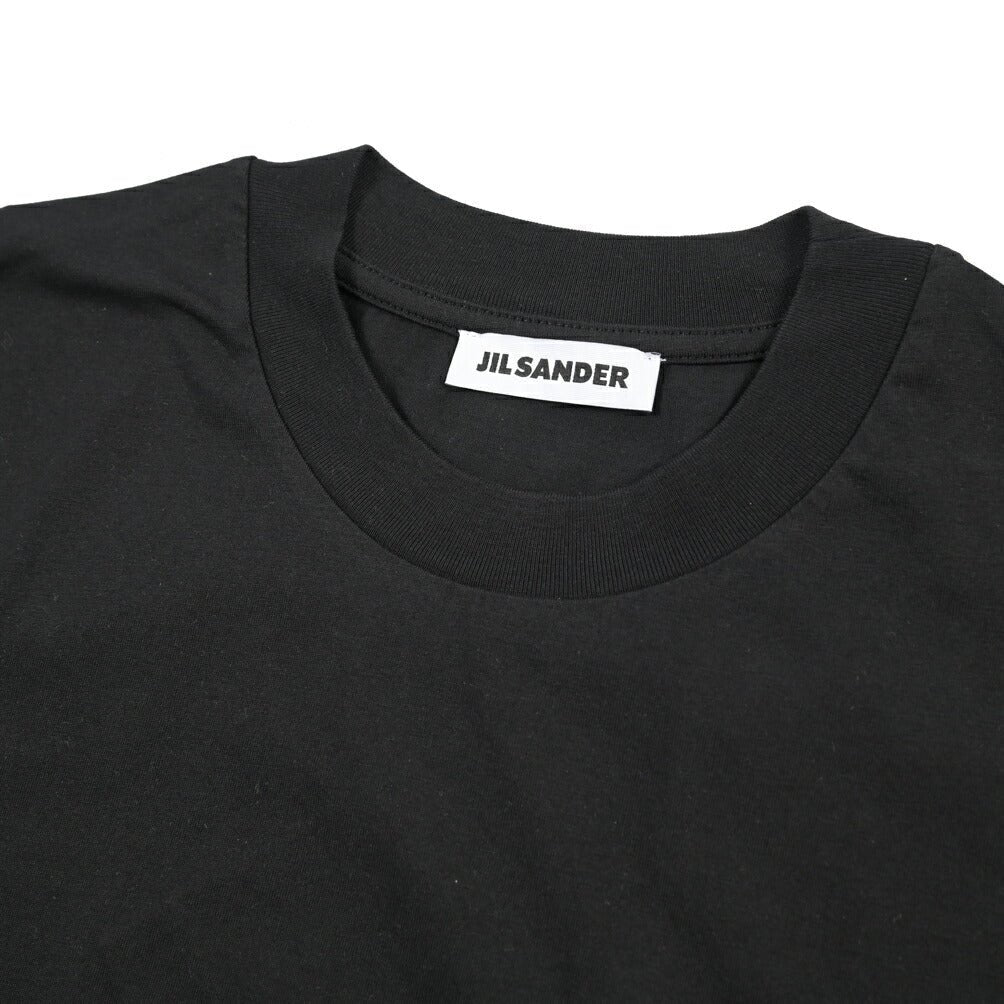 26-27AW JIL SANDER コットン100% 半袖Tシャツ / RELAX FIT ブラック(BLACK) S | GUARDAROBA MILANO OFFICIAL STORE