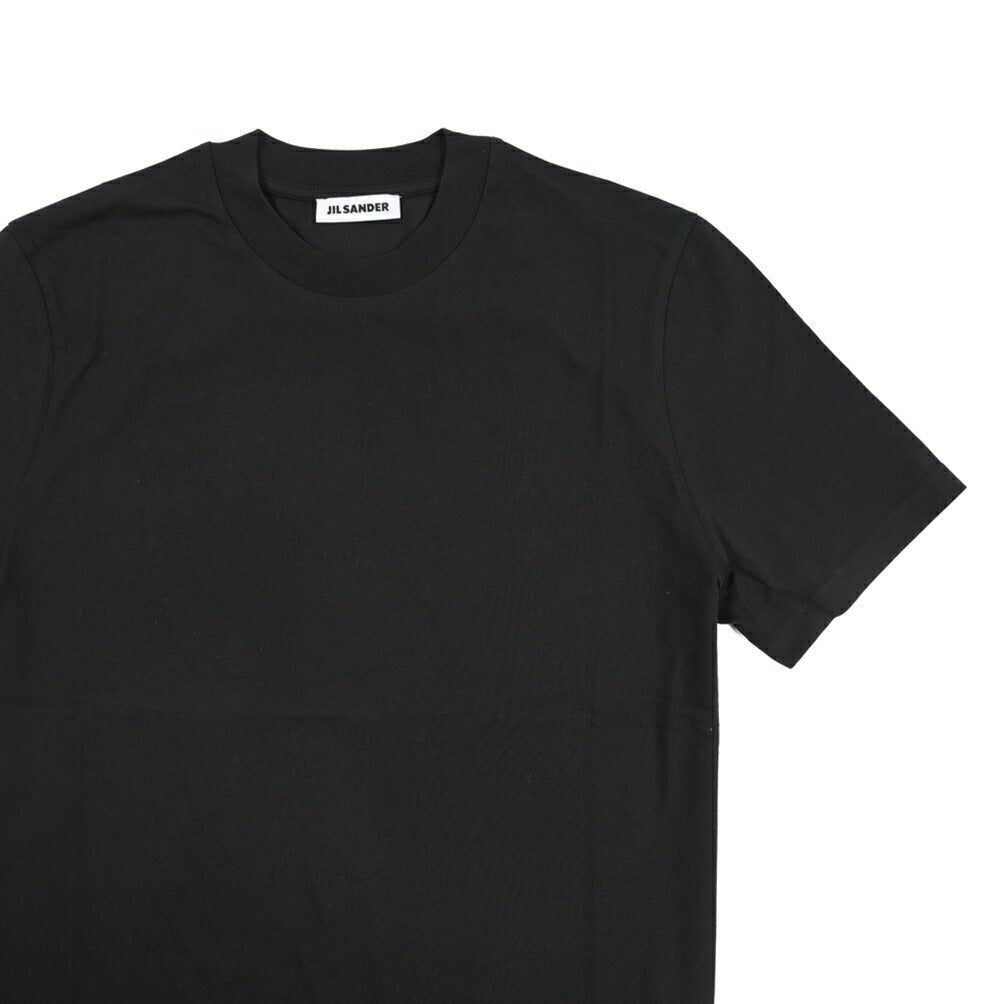 26-27AW JIL SANDER コットン100% 半袖Tシャツ / RELAX FIT ブラック(BLACK) S | GUARDAROBA MILANO OFFICIAL STORE
