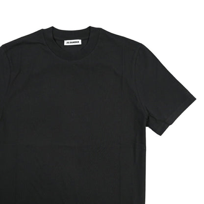 26-27AW JIL SANDER コットン100% 半袖Tシャツ / RELAX FIT ブラック(BLACK) S | GUARDAROBA MILANO OFFICIAL STORE