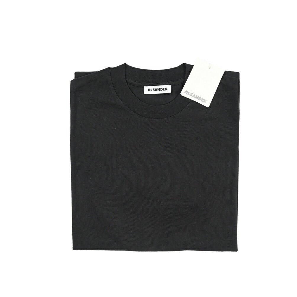 26-27AW JIL SANDER コットン100% 半袖Tシャツ / RELAX FIT ブラック(BLACK) S | GUARDAROBA MILANO OFFICIAL STORE