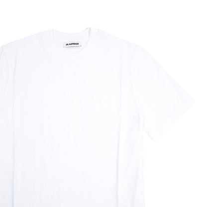 26-27AW JIL SANDER コットン100% リラックスフィットTシャツ ホワイト(OPIC WHITE) S | GUARDAROBA MILANO OFFICIAL STORE