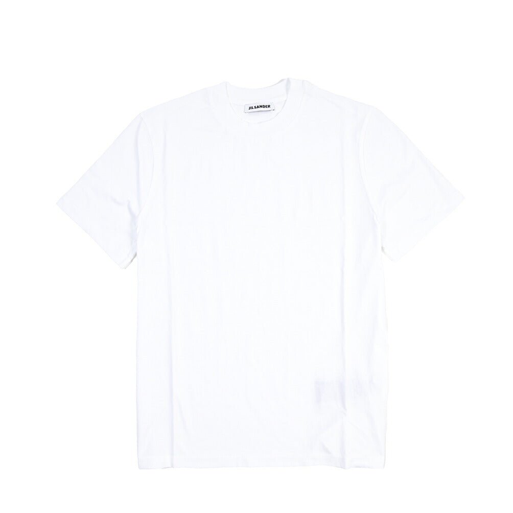26-27AW JIL SANDER コットン100% リラックスフィットTシャツ ホワイト(OPIC WHITE) S | GUARDAROBA MILANO OFFICIAL STORE