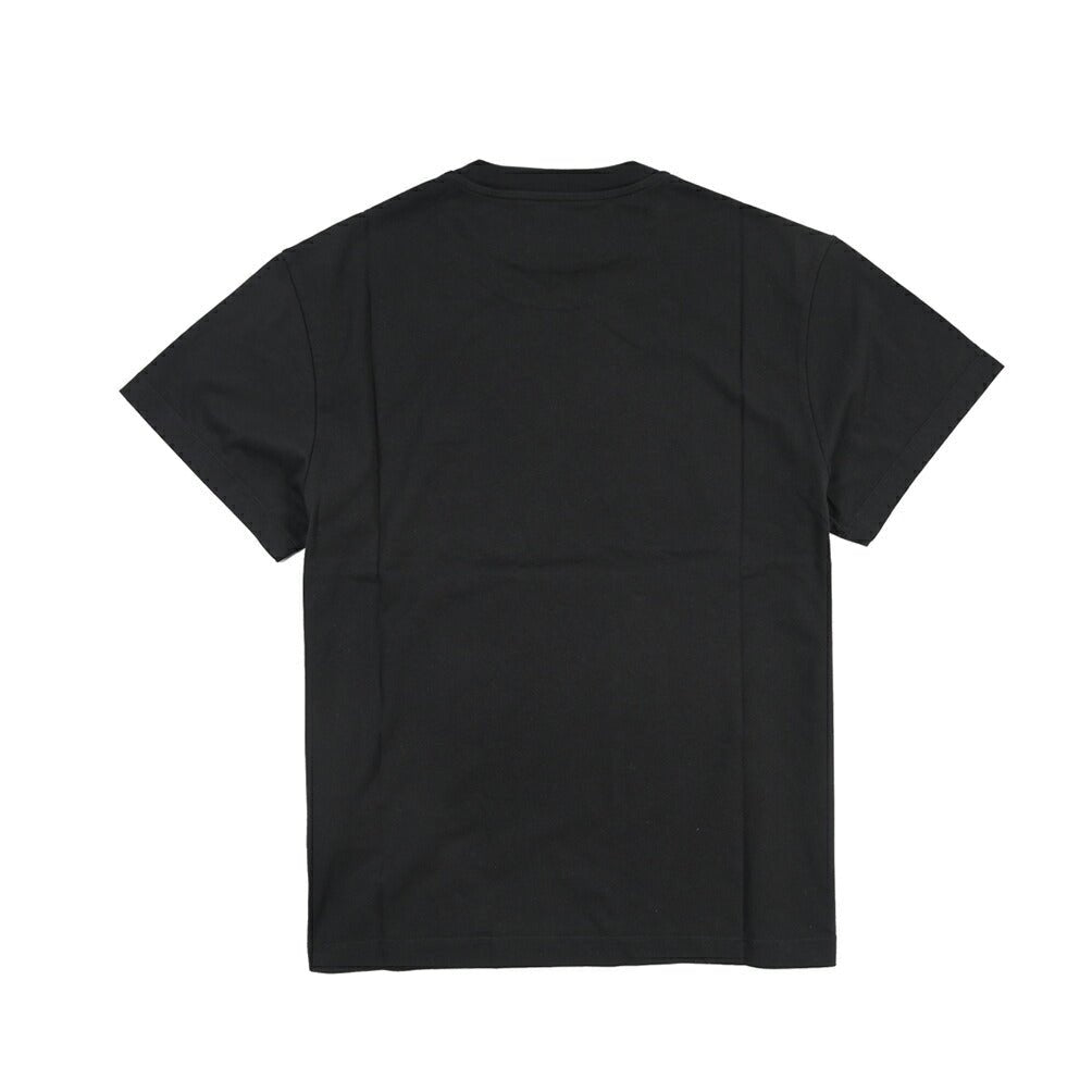 26-27AW JIL SANDER オーガニックコットン100% 半袖ワンポイントロゴ刺繍Tシャツ ブラック(BLACK) S | GUARDAROBA MILANO OFFICIAL STORE