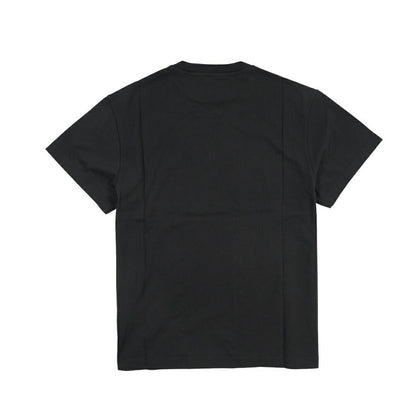 26-27AW JIL SANDER オーガニックコットン100% 半袖ワンポイントロゴ刺繍Tシャツ ブラック(BLACK) S | GUARDAROBA MILANO OFFICIAL STORE