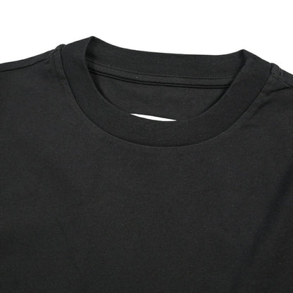 26-27AW JIL SANDER オーガニックコットン100% 半袖ワンポイントロゴ刺繍Tシャツ ブラック(BLACK) S | GUARDAROBA MILANO OFFICIAL STORE