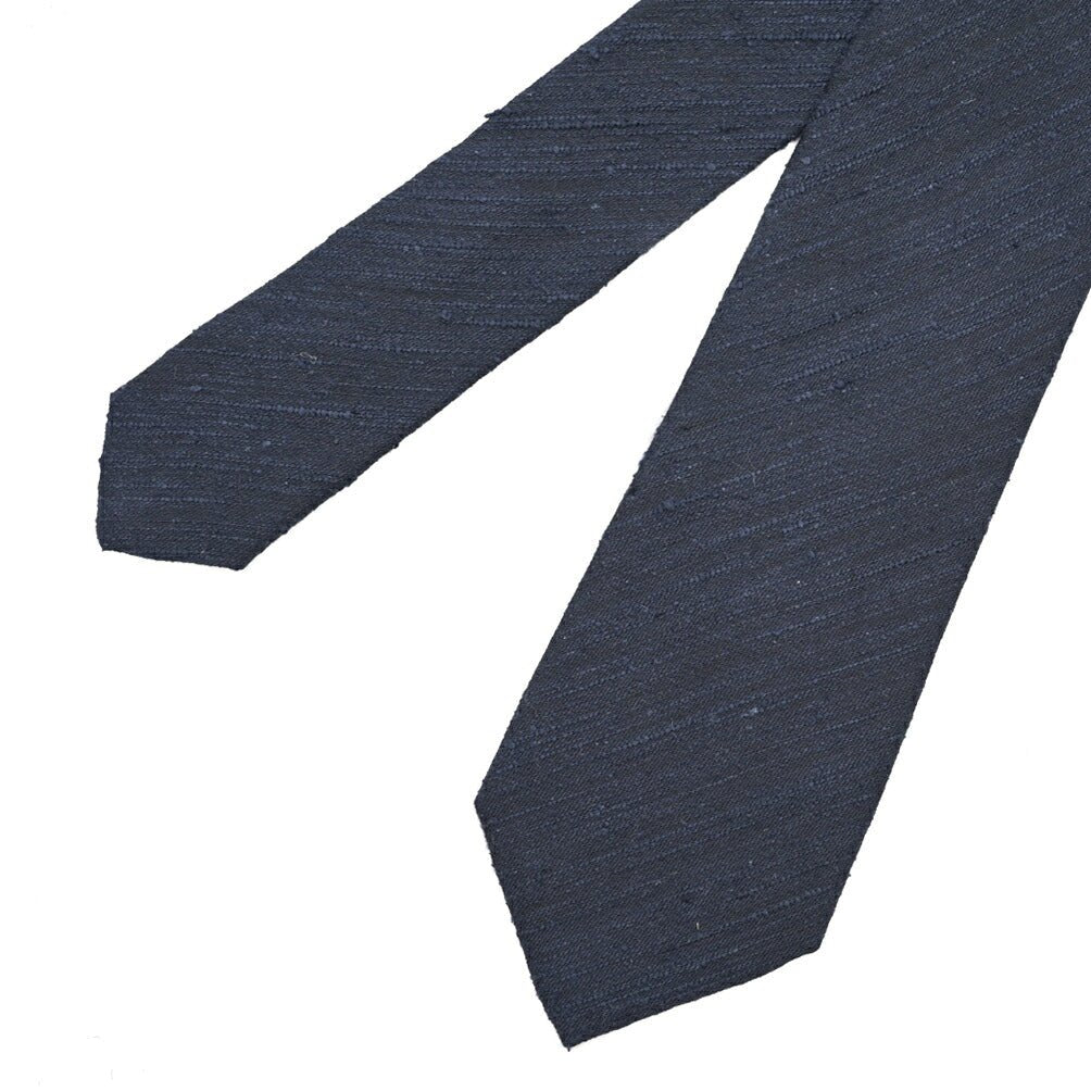 26-27AW TAGLIATORE シルク100% ネクタイ ネイビー 148cm×7.5cm | GUARDAROBA MILANO OFFICIAL STORE