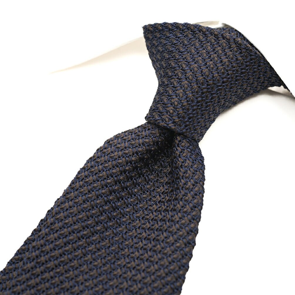 26-27AW TAGLIATORE シルク100% ネクタイ ネイビー 144cm×7.5cm | GUARDAROBA MILANO OFFICIAL STORE