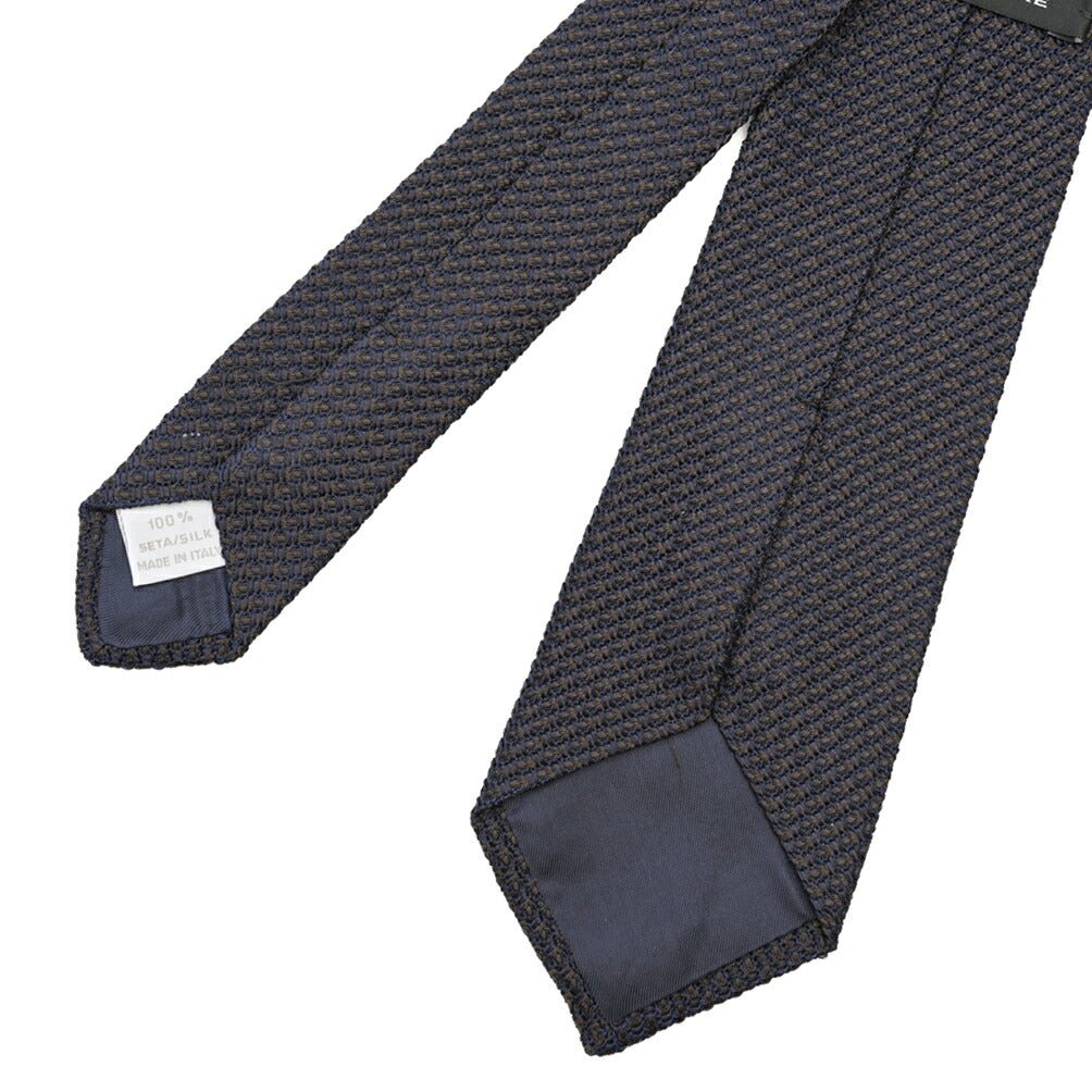 26-27AW TAGLIATORE シルク100% ネクタイ ネイビー 144cm×7.5cm | GUARDAROBA MILANO OFFICIAL STORE