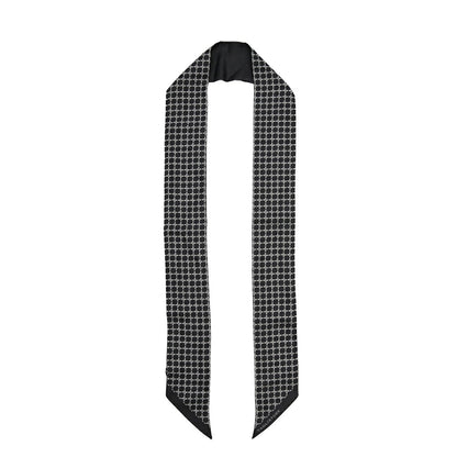 26-27AW TAGLIATORE シルク100% 幾何柄スカーフ ブラック(BLACK) 160cm×8cm | GUARDAROBA MILANO OFFICIAL STORE