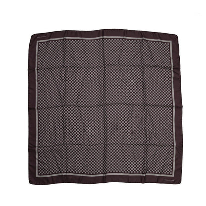 26-27AW TAGLIATORE シルク100% 幾何柄スカーフ ワインレッド(WINE) 86.5cm×86.5cm | GUARDAROBA MILANO OFFICIAL STORE
