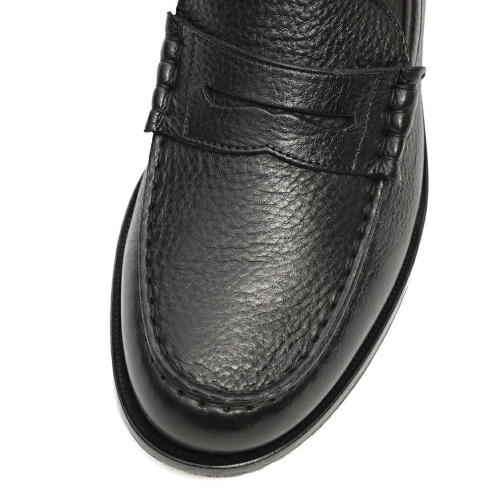 26-27AW TAGLIATORE カーフレザー100% コインローファー / CLARK ブラック(NERO) 42 | GUARDAROBA MILANO OFFICIAL STORE