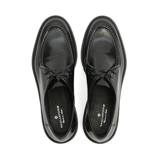 26-27AW TAGLIATORE カーフレザー100% チロリアンシューズ / GENIE ブラック(NERO) 42 | GUARDAROBA MILANO OFFICIAL STORE
