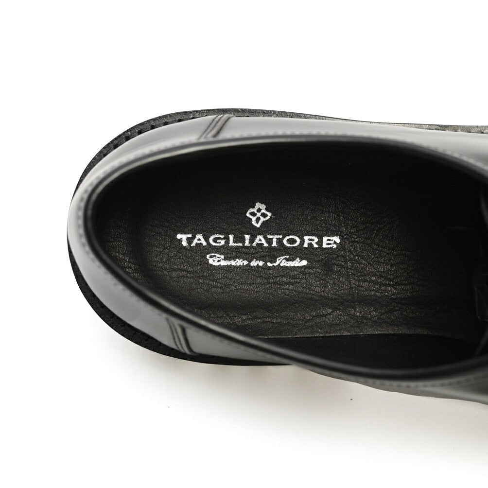 26-27AW TAGLIATORE カーフレザー100% チロリアンシューズ / GENIE ブラック(NERO) 42 | GUARDAROBA MILANO OFFICIAL STORE